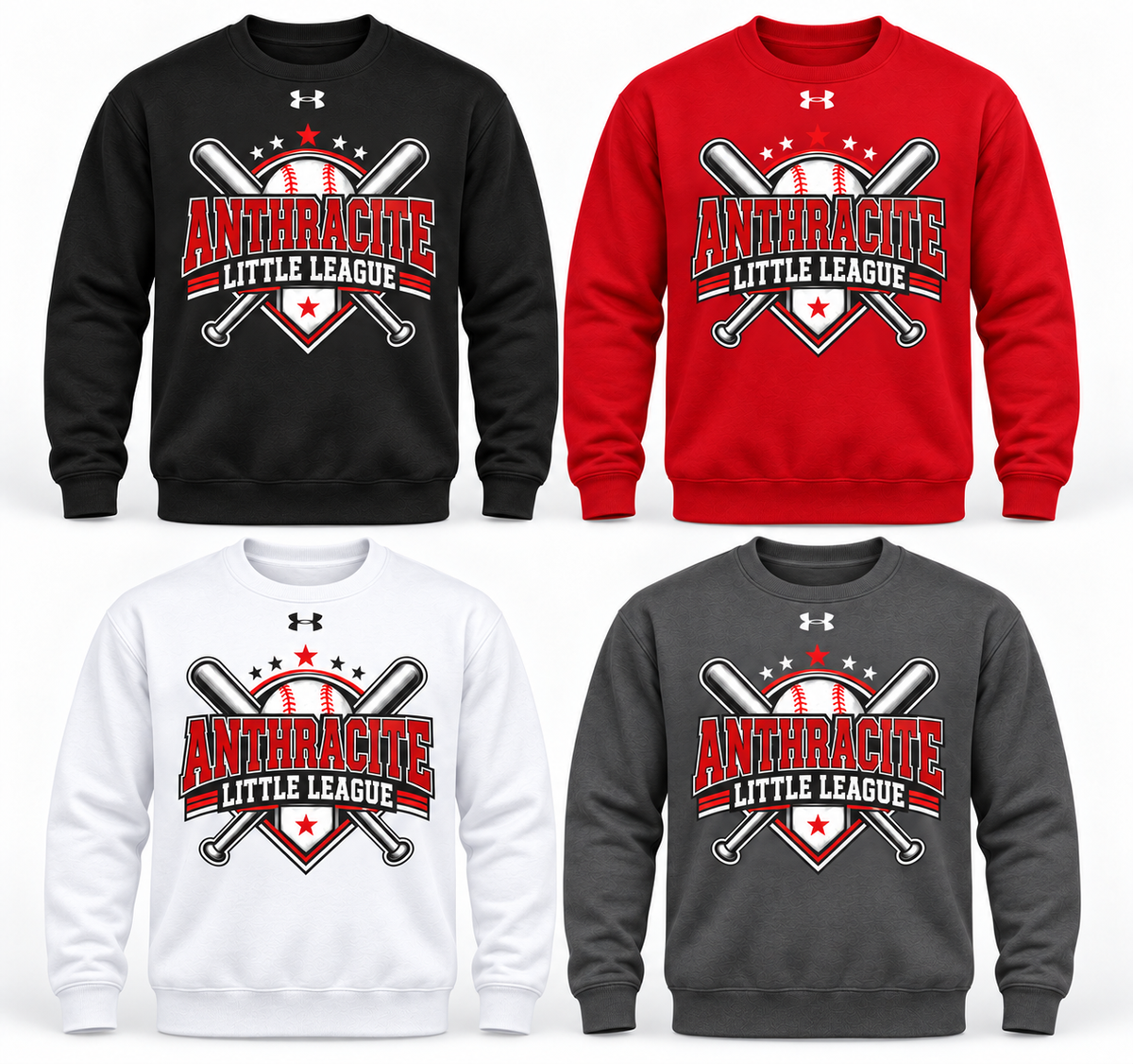Anthracite Underarmour Crewneck Sweatshirt