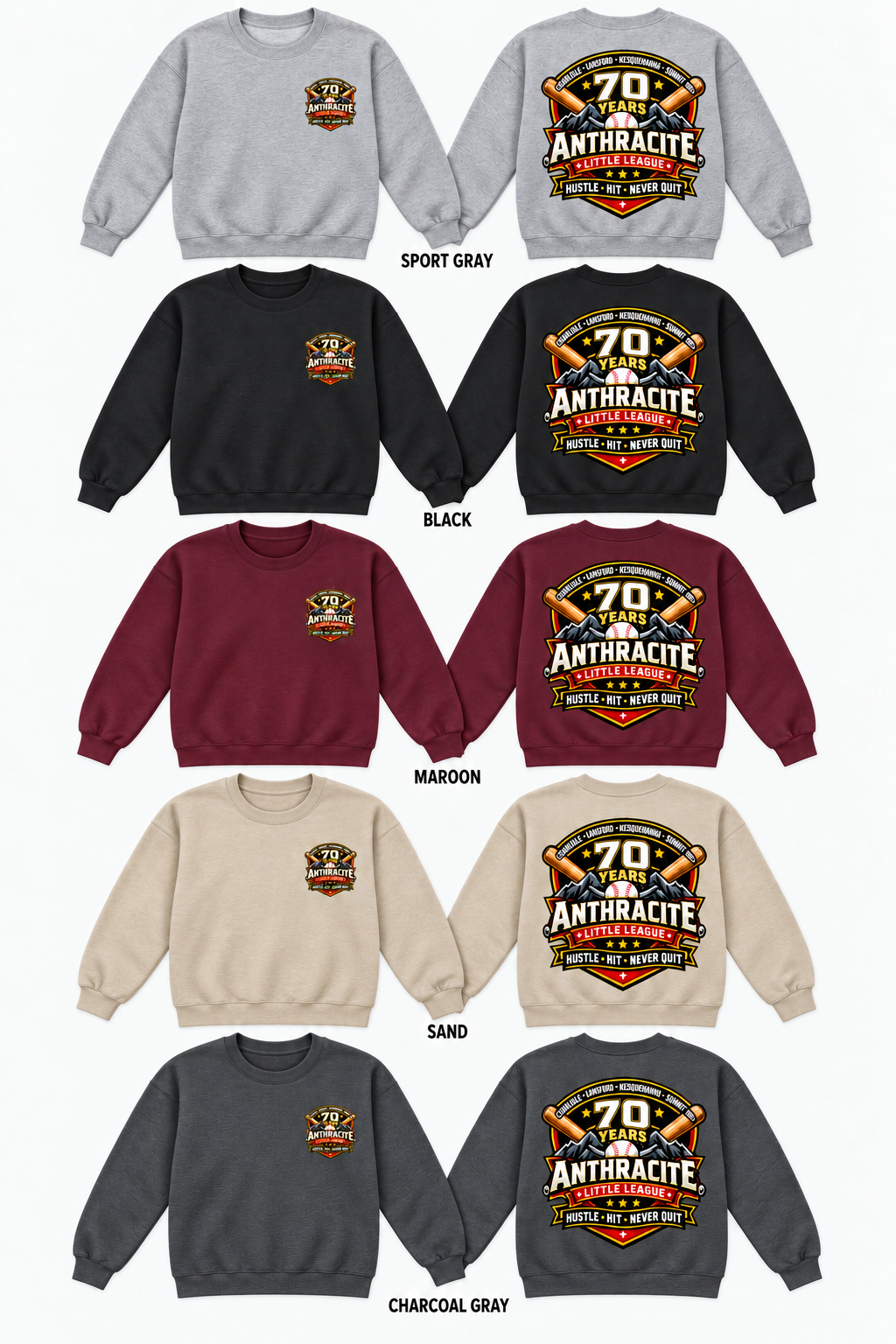 Anthracite Crewneck Sweatshirt