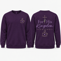 For His Kingdom Coffee Crewneck Sweatshirt