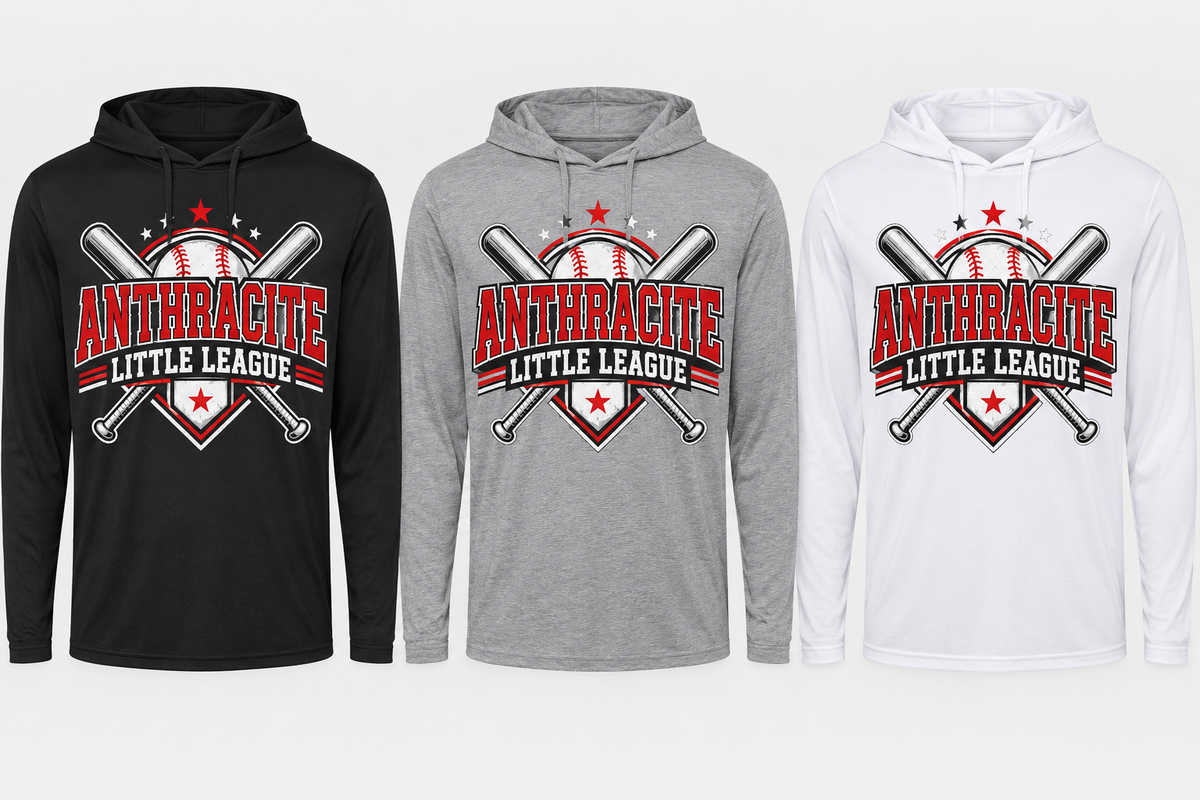 Anthracite Hood Long Sleeve Tee