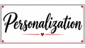 personalization add to items