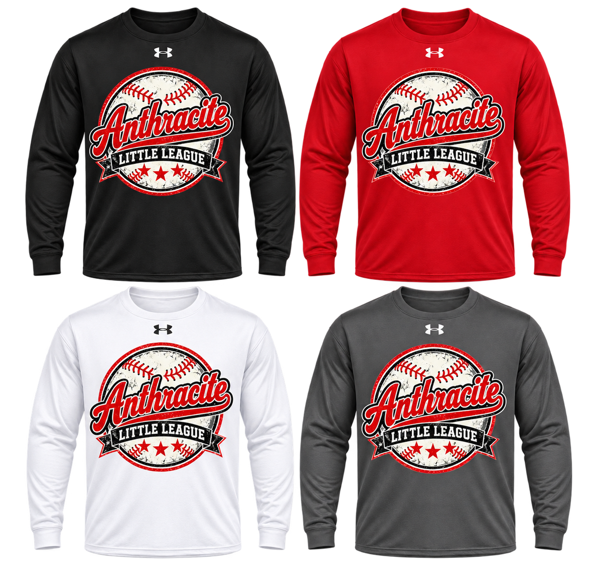 Anthracite Underarmour Long Sleeve